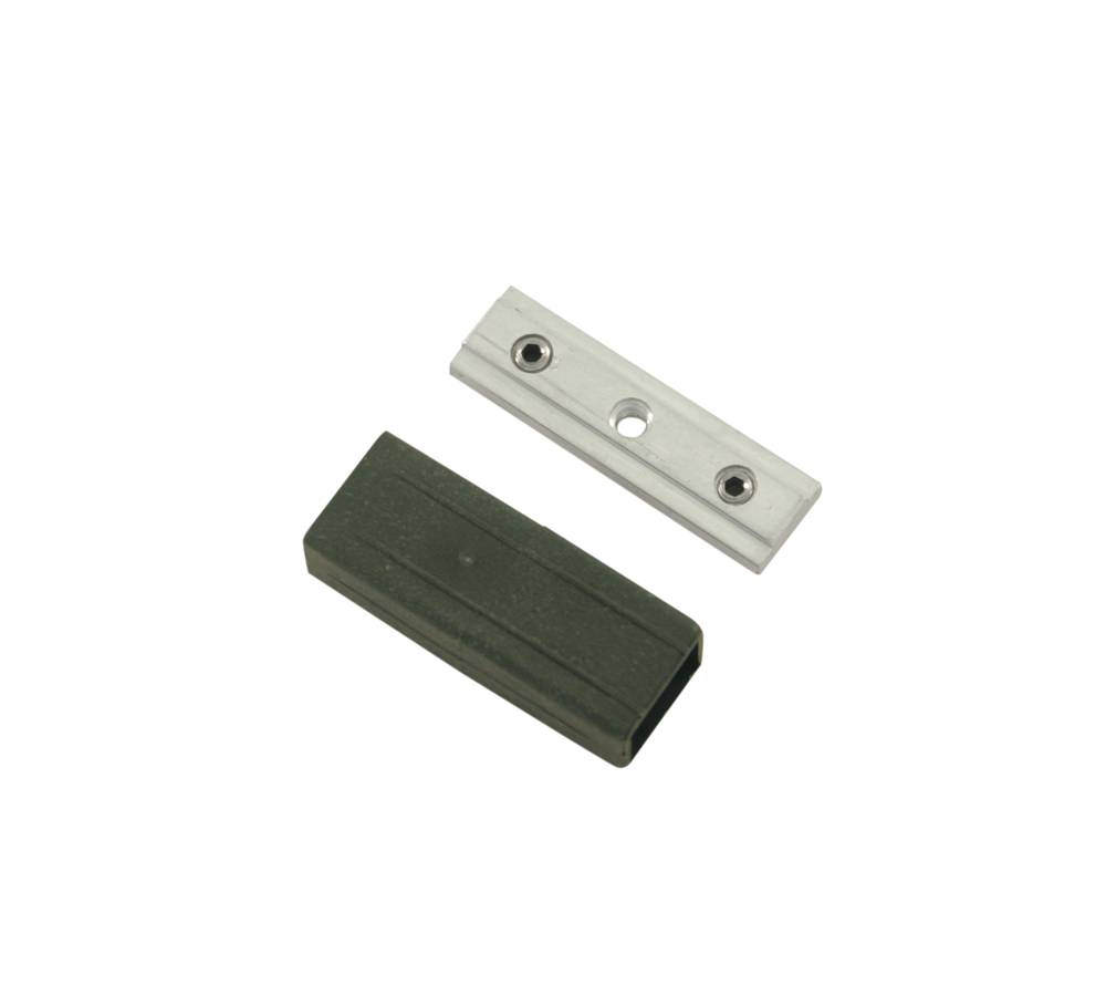 Profilverbinder aluminium-schwarz, 1 Set